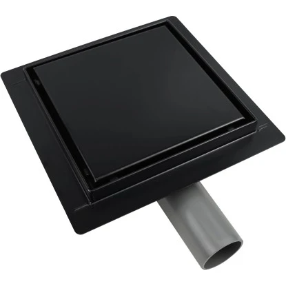 VerosanPro Duschrinne-Bodenablauf Nakia Quadratisch Matt Schwarz 20 Cm X 20 Cm 3 VerosanPro Duschrinne-Bodenablauf Nakia Quadratisch Matt Schwarz 20 Cm X 20 Cm