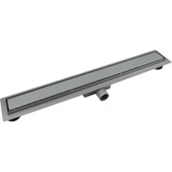 VerosanPro Duschrinne Nakia DR2 Komplettset Inkl. Designrost Matt Hellgrau 80 Cm