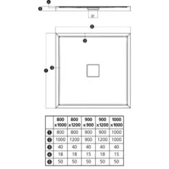Duschwanne Fashion-Q 90 Cm X 90 Cm -Geschäft Für Duschzubehör 675085 3209 3