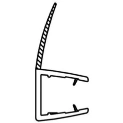 Dichtleiste Für Duschkabinen 2er-Set 8 Mm Glasstärke -Geschäft Für Duschzubehör 702407 4633 5