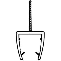 Dichtleiste Für Duschkabinen 2er-Set 8 Mm Glasstärke -Geschäft Für Duschzubehör 702407 4633 6