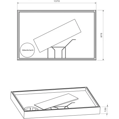 Duschwannenträger Für Ottofond Aruba 140 Cm X 90 Cm 4 Duschwannenträger Für Ottofond Aruba 140 Cm X 90 Cm – Bild 2