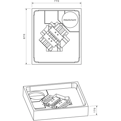 Duschwannenträger Für Ottofond Samos 90 Cm X 80 Cm 4 Duschwannenträger Für Ottofond Samos 90 Cm X 80 Cm – Bild 2