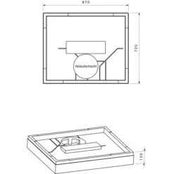Duschwannenträger Für Ottofond Maui R 90 Cm X 75 Cm -Geschäft Für Duschzubehör 765891 4034 17014483 2