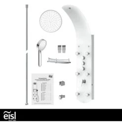 Eisl Duschpaneel Karibik 3 In 1 Mit Regendusche Sechs Massagedüsen Weiß -Geschäft Für Duschzubehör 7663628 2759 6
