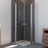 Breuer Eckeinstieg Drehtür Elana 6 Silber Matt Klarglas 90 X 90 Cm -Geschäft Für Duschzubehör 767941 2570 0617