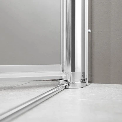 Breuer Eckeinstieg Drehtür Elana 6 Silber Matt Klarglas 90 X 90 Cm 5 Breuer Eckeinstieg Drehtür Elana 6 Silber Matt Klarglas 90 X 90 Cm – Bild 3