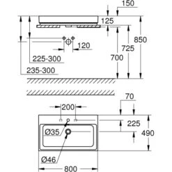 Grohe Aufsatzwaschbecken Cube Keramik 80 Cm Alpinweiß Hahnloch Überl. PureGuard 7 Grohe Aufsatzwaschbecken Cube Keramik 80 Cm Alpinweiß Hahnloch Überl. PureGuard -Geschäft Für Duschzubehör 778996 4520 3