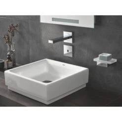 Grohe Aufsatzwaschbecken Cube Keramik 40 Cm Alpinweiß Hahnloch Überl. PureGuard -Geschäft Für Duschzubehör 778999 4520 2