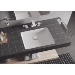 Grohe Einbauwaschbecken Cube Keramik 50 Cm Alpinweiß Mit Überlauf PureGuard -Geschäft Für Duschzubehör 779002 4520 2