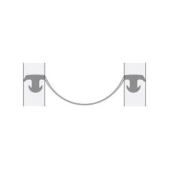 Schulte Dichtprofil Senkrecht Für Gerahmte Badewannenfaltwand Weiß 130 Cm -Geschäft Für Duschzubehör 797 Schulte Dichtung D2907 1