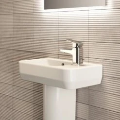 Ideal Standard Handwaschbecken I.life S 45 Cm Weiß -Geschäft Für Duschzubehör 8014140491620 3049 AB 07
