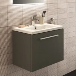 Ideal Standard Möbelwaschtisch I.life S 61 Cm Weiß -Geschäft Für Duschzubehör 8014140491682 3049 AB 05