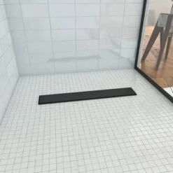 Aurlane Befliesbares Showerboard 80 X 120 Ablaufkanal Silber -Geschäft Für Duschzubehör 8081085 4018 FAC112 3