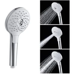 Aurlane Handbrause-Set Silver Paradise Chrom -Geschäft Für Duschzubehör 856284 4018 2