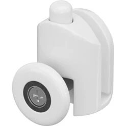 Baliv Türlaufrolle Unten 2,3 Cm Weiß Für Duschkabine Belfast II 4 Stück