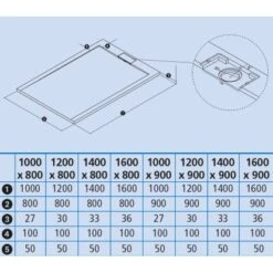 Ottofond Duschwanne Zona 140x80/3,3 Cm Zementgrau -Geschäft Für Duschzubehör 8714537 sk