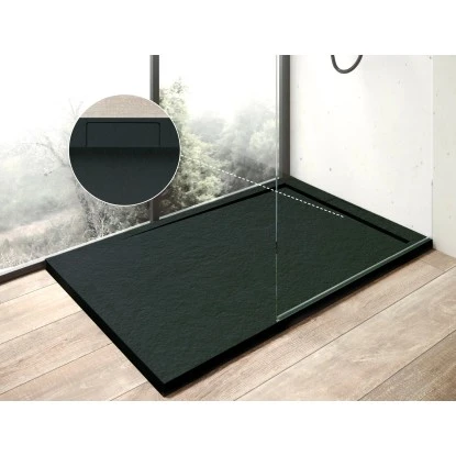 Ottofond Duschwanne Zona 100x90/2,7 Cm Anthrazit 4 Ottofond Duschwanne Zona 100x90/2,7 Cm Anthrazit – Bild 2