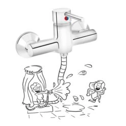 Baliv Duscharmatur DU-5150 Chrom -Geschäft Für Duschzubehör 873903700 S03 020413 RET01