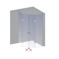 Schulte Fünfeckdusche Davita 4-teilig Echtglas Chrom 9 Schulte Fünfeckdusche Davita 4-teilig Echtglas Chrom -Geschäft Für Duschzubehör 883064 4081 3