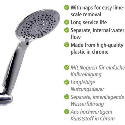Wenko Brauseset Young Chrom 8 Wenko Brauseset Young Chrom – Bild 6