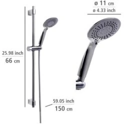 Wenko Brauseset Young Chrom 15 Wenko Brauseset Young Chrom -Geschäft Für Duschzubehör 903234 1068 07