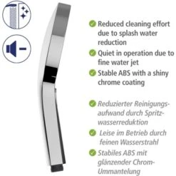 Wenko Brauseset Softwater Chrom -Geschäft Für Duschzubehör 903252 1068 09