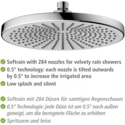 Wenko Regenduschkopf Ultimate Shower Chrom/Weiß Ø 25 Cm -Geschäft Für Duschzubehör 903508 1068 04