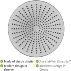 Wenko Regenduschkopf Ultimate Shower Chrom/Weiß Ø 25 Cm -Geschäft Für Duschzubehör 903508 1068 05