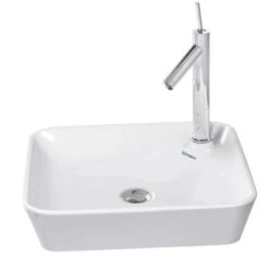 Duravit Aufsatzwaschbecken Starck 1 46 Cm Weiß Mit Armatureninsel