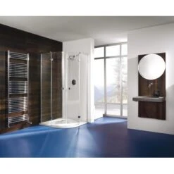 Breuer Runddusche Drehtür Espira Radius 55 Cm Chrom Klarglas 90 X 90 Cm -Geschäft Für Duschzubehör 933036 2570 2