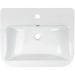 AquaSu Waschtisch Lenado 56 Cm Weiß -Geschäft Für Duschzubehör 971490 3711 4