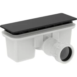 Ideal Standard Ablaufgarnitur Ultra Flat New Schwarz -Geschäft Für Duschzubehör 9803271 3049 3