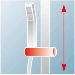Schulte Duschbrausen-Set Square Mit Thermostat Chrom -Geschäft Für Duschzubehör DBSetHhenverstellbarkeit 3