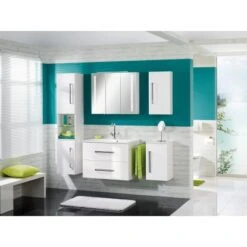 Fackelmann Waschbecken 60 Cm Como Weiß -Geschäft Für Duschzubehör elmann Badmbelserie Como 2