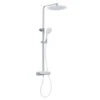 Eisl Überkopfbrause-Set Grande Vita Mit Thermostatablage Chrom-Weiß -Geschäft Für Duschzubehör esetgrandevitachromweiss 1