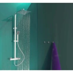 Eisl Überkopfbrause-Set Calvino Chrom Mit Thermostatarmatur -Geschäft Für Duschzubehör opfbrausesetcalvinochrom 3