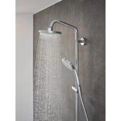 Hansgrohe Showerpipe Croma 160 1jet Mit Thermostat Chrom -Geschäft Für Duschzubehör ower Arm 3750 27135000 tif