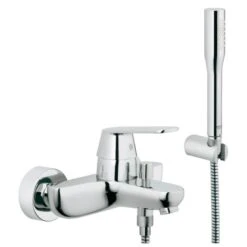 Grohe Einhand-Wannenbatterie Eurosmart C DN 15 Mit Brausegarnitur