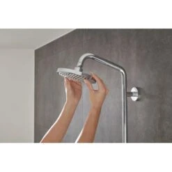 Hansgrohe Showerpipe Croma 160 1jet Mit Thermostat Chrom -Geschäft Für Duschzubehör t Modell 1250 27135000 tif