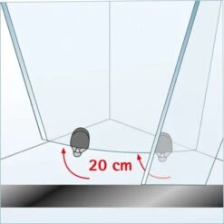 Schulte ExpressPlus Runddusche Kristall/Trend Inkl. Duschwanne 80x80cm 16 Schulte ExpressPlus Runddusche Kristall/Trend Inkl. Duschwanne 80x80cm -Geschäft Für Duschzubehör tail abklappmechanismaus a