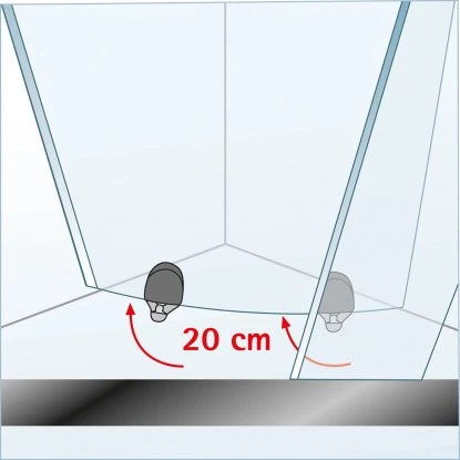 Schulte ExpressPlus Runddusche Kristall/Trend Inkl. Duschwanne 80x80cm 9 Schulte ExpressPlus Runddusche Kristall/Trend Inkl. Duschwanne 80x80cm – Bild 7