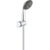 Grohe QuickFix Handbrause-Set Vitalio Start 100 Chrom 3 Strahlarten -Geschäft Für Duschzubehör vitaliostart wandhalterset
